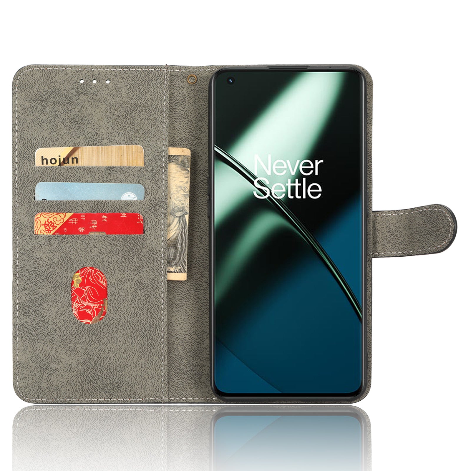 PU Leather Phone Case For OnePlus 11 5G Wallet Stand Protective Flip Phone Cover with RFID Blocking Protection PU Leather Phone Case For OnePlus 11 5G Wallet Stand Protective Flip Phone Cover with RFID Blocking Protection